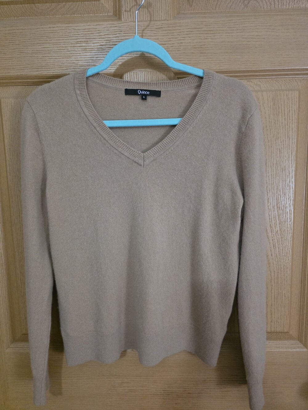 Quince 100% Mongolian Cashmere V-Neck Sweater